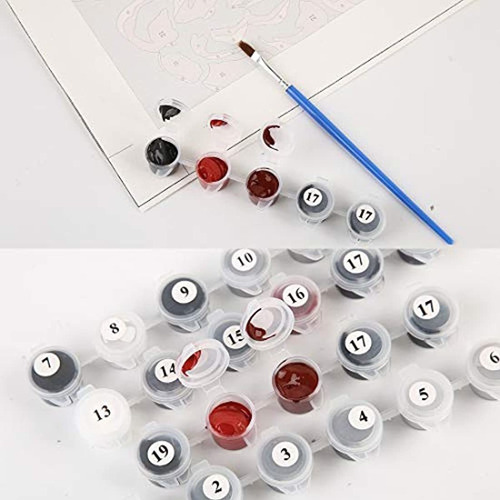 Imagen 4 de 7 de Kit De Pintura Al Óleo Para Halloween, 16x20in, Marca Pyle