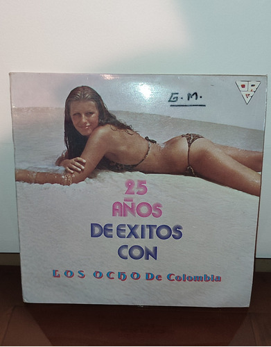 Disco De Vinilo,25 Años De Exitos Con Los 8 Ocho De Colombia