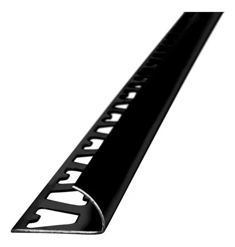 Varilla Guardacanto Arco Aluminio Negro Cod 1568 10mm Atrim