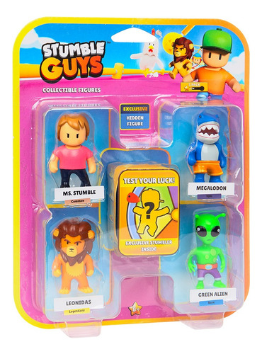 Stumble Guys 5 Fig De Accion Surt 5 Cm Int Sg2040 Original