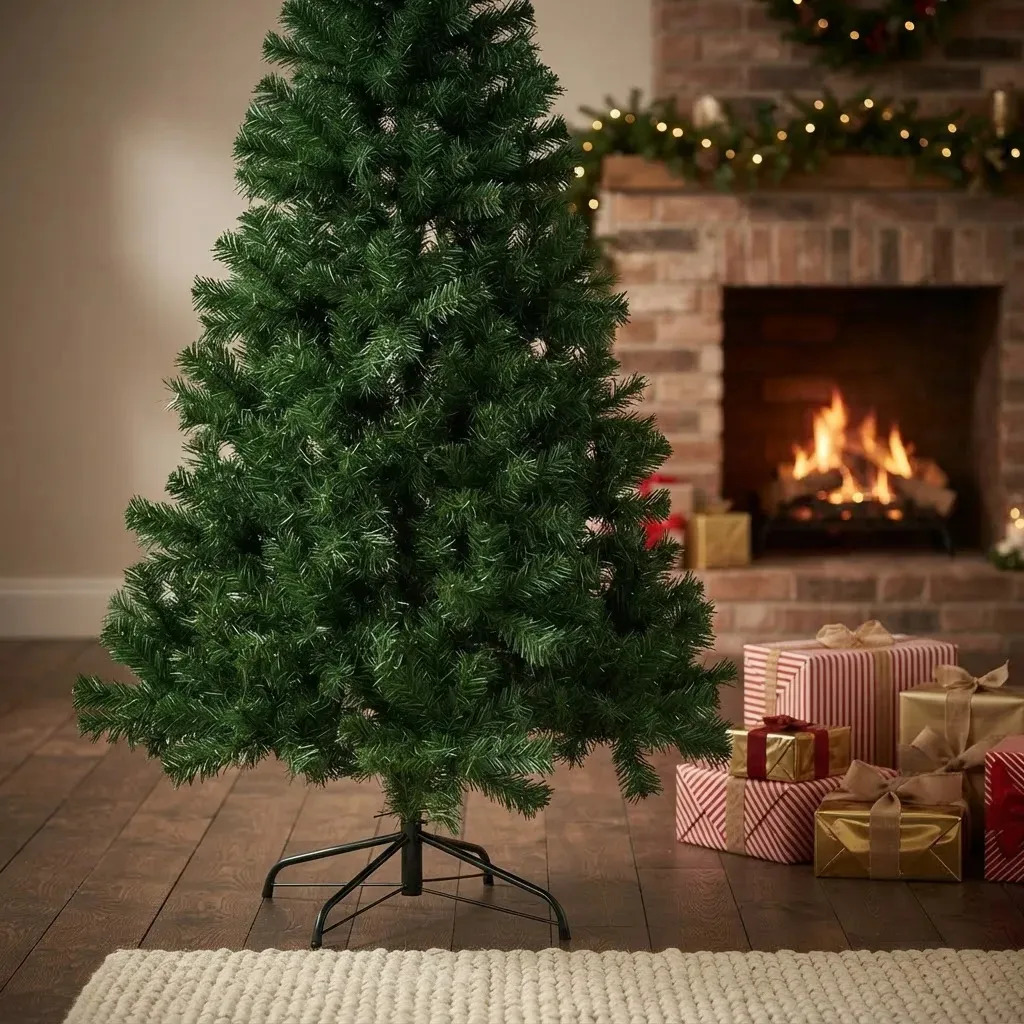 Árbol De Navidad Artificial 1.70 M Alta Calidad Color Verde