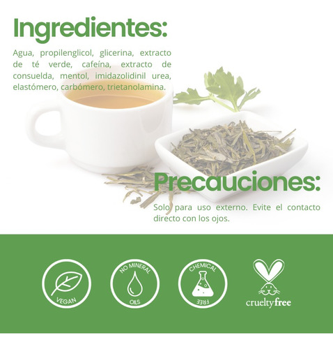 Nuneth - Contorno De Ojos Té Verde, 20gr Momento de aplicación Día/Noche Tipo de piel Todo tipo de piel