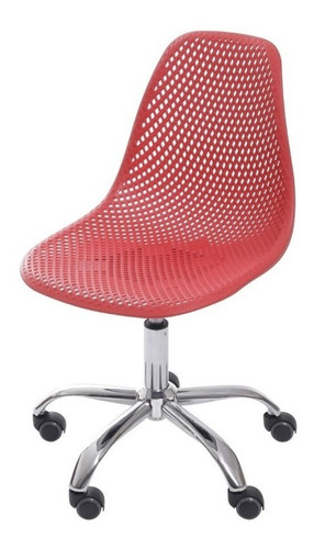 Cadeira Colmeia Vermelho - Or Design