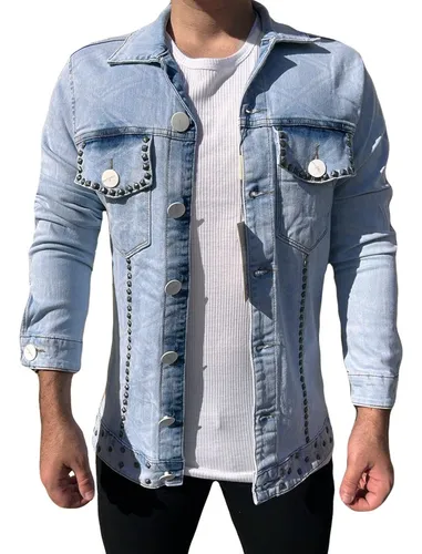 Jaqueta jeans slim best sale masculina