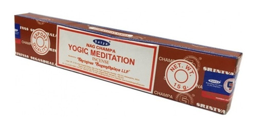 Incienso Satya Nag Champa - Yogic Meditation - 12 Unidades