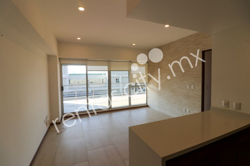 Renta Departamento Con Terraza En City Towers Green