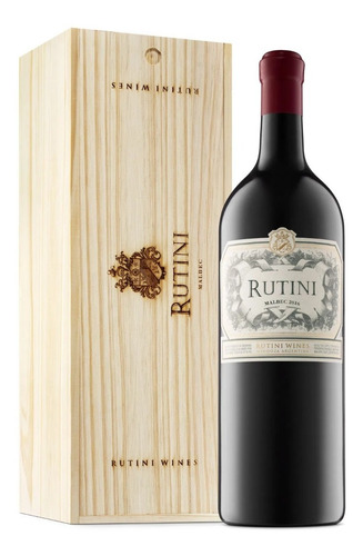 Estuche Vino Rutini Doble Magnum Malbec 3000 Ml