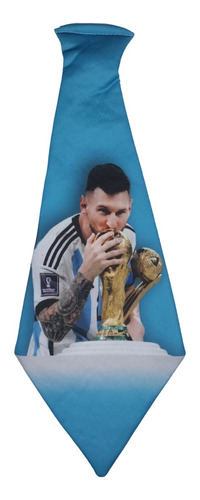 10 Corbatas De Cotillon Argentina Campeon Messi Besa Copa