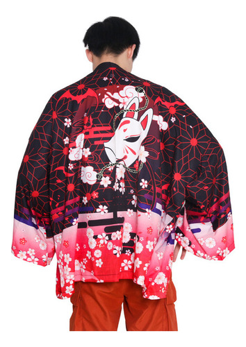 Kimono, Kimono, Cárdigan, Chamarra Yukata Para Hombre, Japón