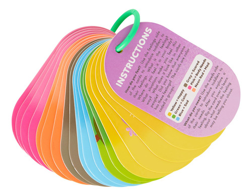 Tarjetas Flash Emociones Para Niños Multicolor 24 Piezas