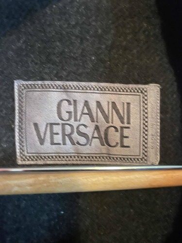 Campera De Cuero Gianni Versace Talle Xl 100% Original (Usado)