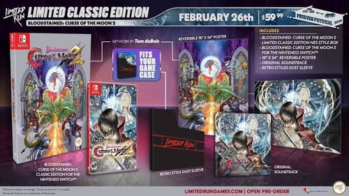 Bloodstained Curse Of The Moon 2 Classic Edition - Switch
