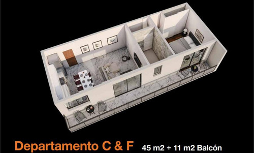 Departamento A Estrenar En Venta En San Antonio De Padua, Merlo - 2 Ambientes