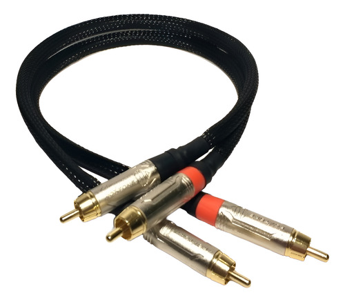 Cables De Interconexión Rca A Rca Audio Roxtone 1,50 Metros