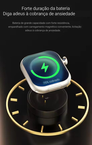 Lançamento 2025 Smartwatch 4g Vp29 4/64gb Amoled, Android 10 Preto Clássico Preto Preto
