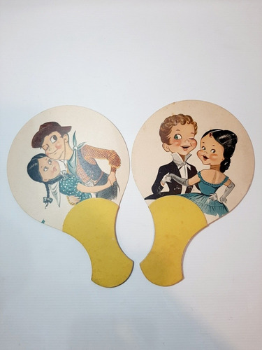 Imagen 1 de 4 de Abanicos Publicitarios Criollos 1940 S/uso Ro 1670