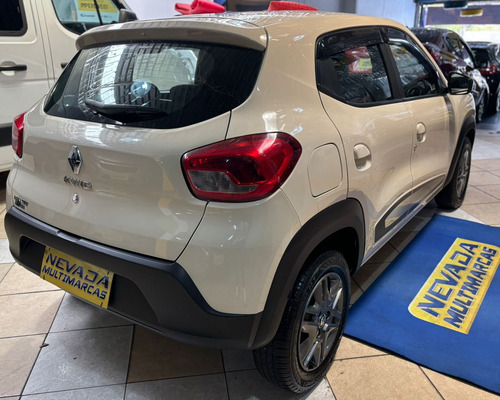 Renault Kwid 2020 1.0 Flex Intense Completo Manual Bege