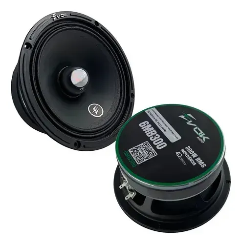 6x6 Evok 300w Alto Falante Automotivo 4 Ohms Para Seu Carro