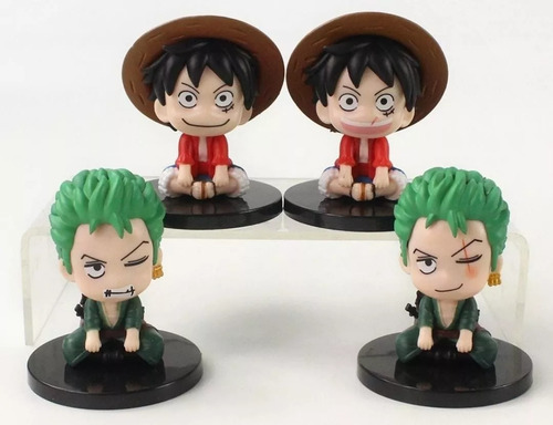 Imagen 2 de 4 de Una Figura One Piece Sentado 7cm