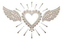 Comprar Plancha Tachas Termoadhesivas Corazón Con Alas