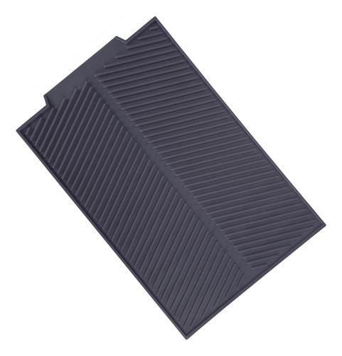 Platos Rectangulares De Silicona Con Tapete De Silicona Gris