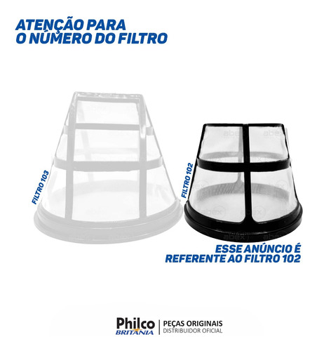 Filtro Permanente 102 Cafeteira Britânia Cp15 Inox Original