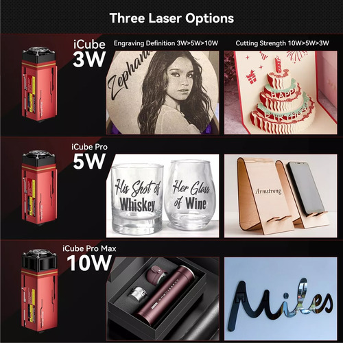 Sculpfun Icube Pro Max 10w Laser Engraver Logo Marker Machin