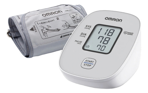 Omron X2 Básico Monitor De Presión Baumanómetro Automático Blanco