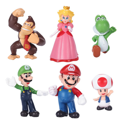 Hidiz Mario Toy Bros Super Mary Princess, Turtle, Mushroom,.