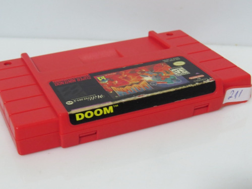 Cod 211 Doom Original Snes Super Nintendo