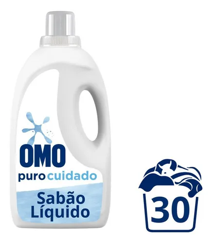Lava-roupas Líquido Omo Puro Cuidado 3l