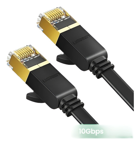 Cable Ugreen 11260 Patch Cord 1m Negro Cat 7 Bobina