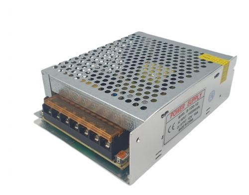 Imagem 3 de 5 de Fonte Colméia 12v 10a 120w Bivolt Estabilizada Led Câmera Pq