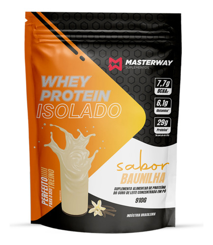 Whey Protein Masterway 910g Isolado