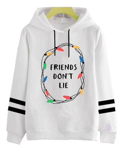 Saco Hoodies Capota Diseño Friends Don¨t Lie Niño Algodón 