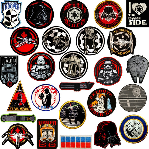 Parche Star Wars Varios Modelos Escudos Naves Logos X Unidad