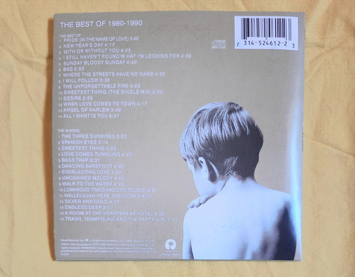 Cd Mini Lp U2 - The Best Of 1980 - 1990(duplo) (Usado)