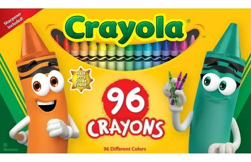 Crayola Originales Con 96 Colores De Cera Americanos