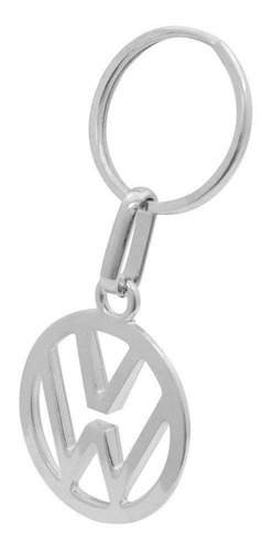 Chaveiro Metal Logo Vw Fusca Tl Tc Gol Parati Voyage