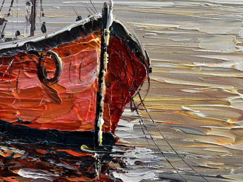 Zoyart Pinturas Al Óleo Pintadas Mano, 24 X 48 Pulgada...