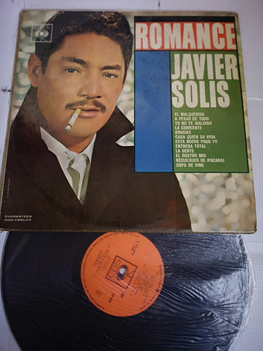 Javier Solis Romance Disco De Vinil Original 