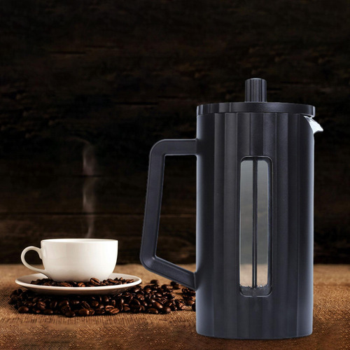 Cafetera De Presión Francesa, Émbolo De Negro 1000ml