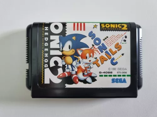 Sonic 2 , Item Original - Jogo para Mega Drive - Ifgames Diversões