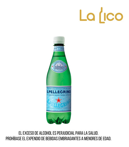 Agua San Pellegrino 500ml - mL a $15