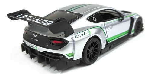 Bentley Continental Gt3 Esc. 1:38 Kinsmart Gris