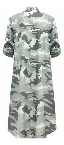Vestidos Casuales Estampados Army