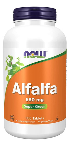Now Supplements Alfalfa 650 Mg 