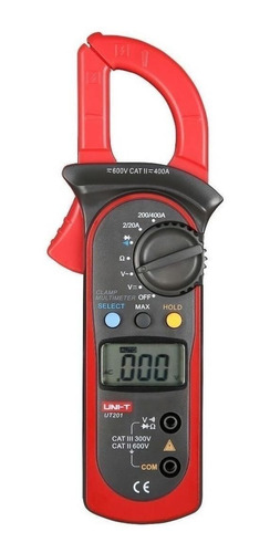 Uni-T Ut201 400a Pinza amperimétrica digital Multímetro Rango auto 