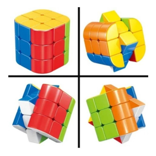 Cubo Magico Cilíndrico 3x3x3 - Professional Magic Cube 