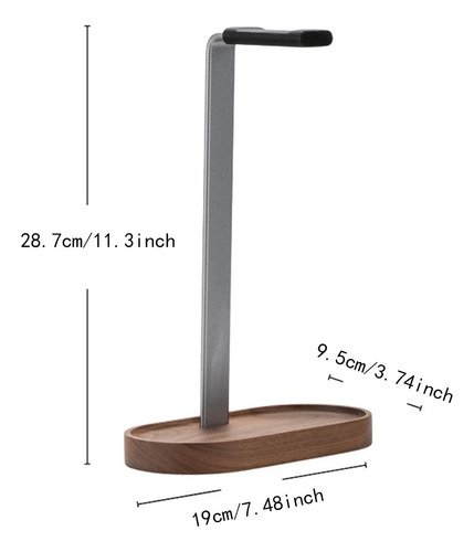 Soporte Para Juegos De Auriculares Atando De Aluminio